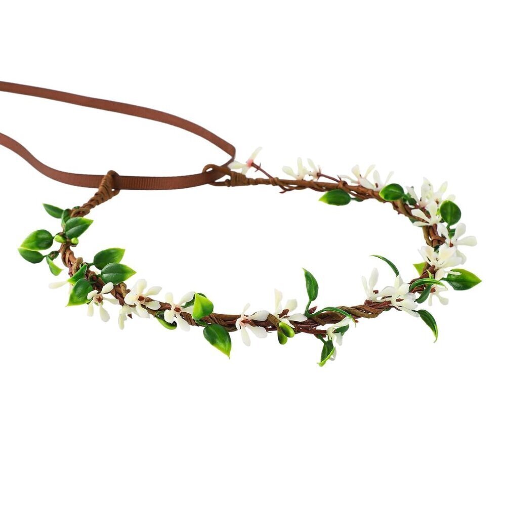 Flower Crown Fairy Wreath Women Girls Bridal Headdress Cosplay Photo Prop